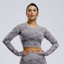 Load image into Gallery viewer, Camouflage Workout Matching Set