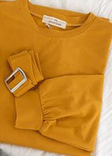 Load image into Gallery viewer, Long Sleeve Belted Mini Dress