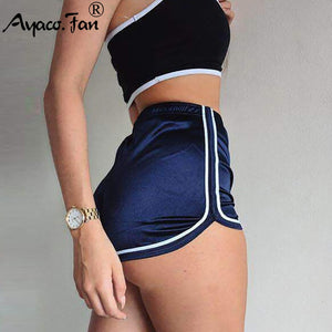 High Waist Elastic Short Shorts For Workout or Casual Wear