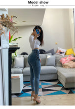 Load image into Gallery viewer, High Waist Skinny Jeans