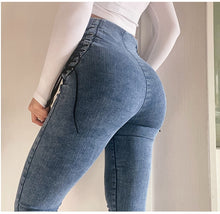 Load image into Gallery viewer, High Waist Skinny Jeans