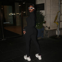 Load image into Gallery viewer, One-Piece Zipper Yoga Fitness Jumpsuit