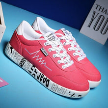 Load image into Gallery viewer, Woman Running Shoes Breathable Red Training Footwear