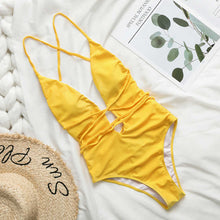 Load image into Gallery viewer, Sexy One Piece Deep V Neck Monokini