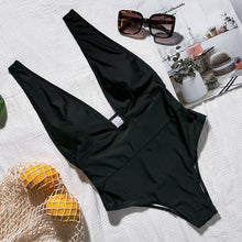 Load image into Gallery viewer, Sexy One Piece Deep V Neck Monokini