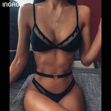 Load image into Gallery viewer, Triangle High Waist Bikini