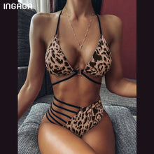 Load image into Gallery viewer, Triangle High Waist Bikini