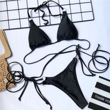 Load image into Gallery viewer, Sexy Two Piece String Lace Up Bikini