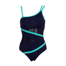 Load image into Gallery viewer, One Piece Mesh Cut Out Monokini Swimsuit