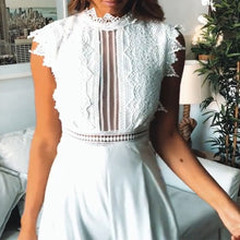 Load image into Gallery viewer, Ruffle Sleeveless Wide Leg Jumpsuit