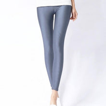 Load image into Gallery viewer, Shiny Spandex Leggings Solid Color
