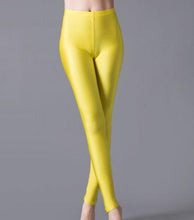 Load image into Gallery viewer, Shiny Spandex Leggings Solid Color