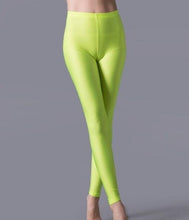 Load image into Gallery viewer, Shiny Spandex Leggings Solid Color