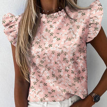 Load image into Gallery viewer, Short Sleeve Ruffle Top