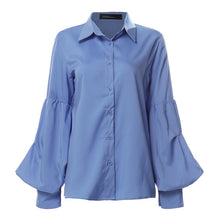 Load image into Gallery viewer, Bell Sleeve Button Up Top