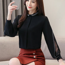 Load image into Gallery viewer, Chiffon Long Sleeve Blouse