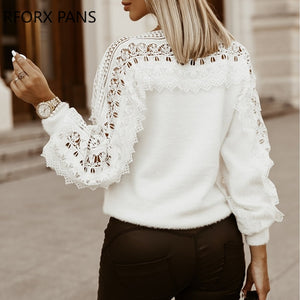 Sweater Lace Detail