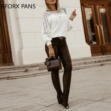 Load image into Gallery viewer, Sweater Lace Detail