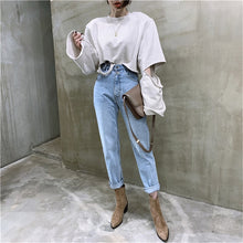 Load image into Gallery viewer, Vintage High Waist Straight Leg Jeans