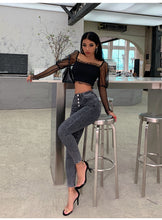 Load image into Gallery viewer, High Waist Skinny Jeans