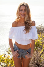 Load image into Gallery viewer, Off The Shoulder Crop Top