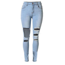 Load image into Gallery viewer, Stretchy Ripped Skinny Jeans also in Plus Size