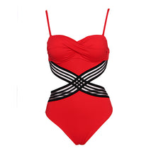 Load image into Gallery viewer, One Piece Push Up Monokini Swimsuit