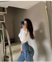 Load image into Gallery viewer, High Waist Skinny Jeans