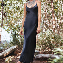 Load image into Gallery viewer, Maxi Satin Dress