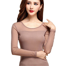 Load image into Gallery viewer, Mesh Long Sleeve Turtle Neck Top