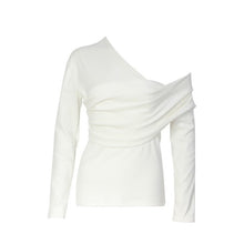 Load image into Gallery viewer, One Shoulder Long Sleeve Top
