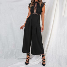 Load image into Gallery viewer, Ruffle Sleeveless Wide Leg Jumpsuit