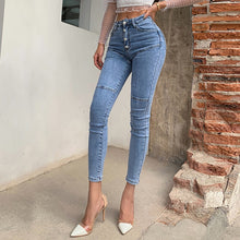 Load image into Gallery viewer, High Waist Skinny Jeans