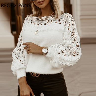 Sweater Lace Detail