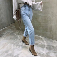 Load image into Gallery viewer, Vintage High Waist Straight Leg Jeans